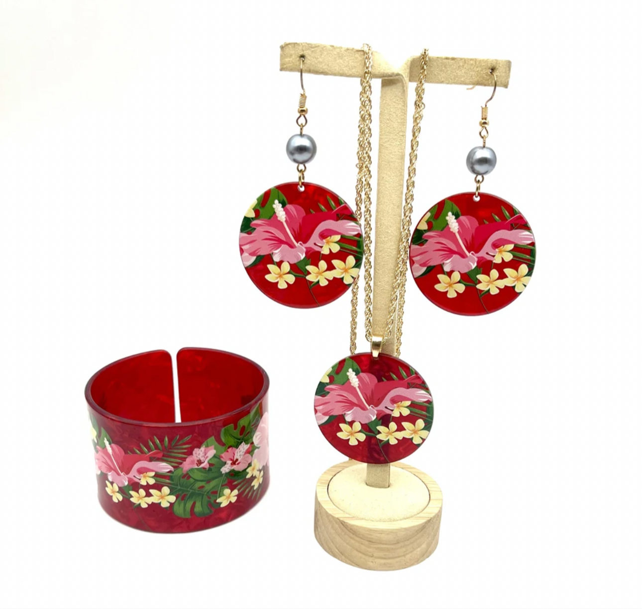 Island Flower Jewelry sets