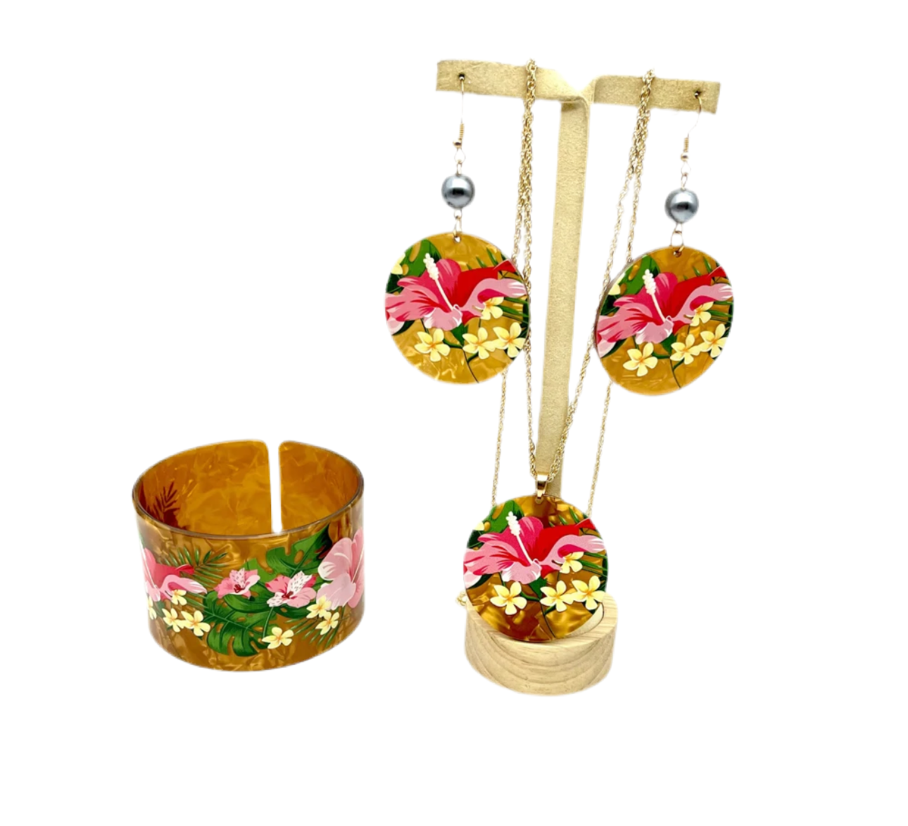 Island Flower Jewelry sets