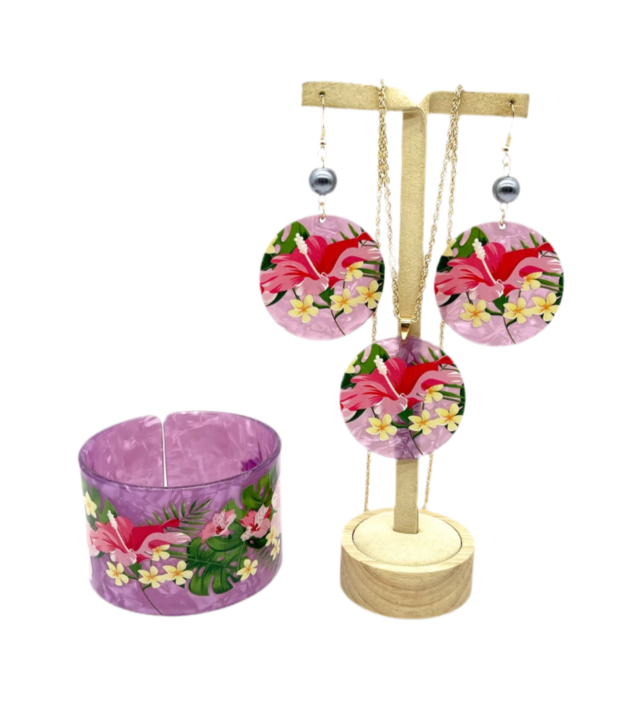 Island Flower Jewelry sets